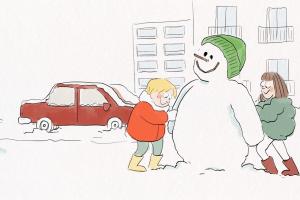 Skices uz ledus / BE, FR / 4'